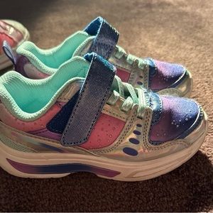 Like new toddler girls light up sneakers